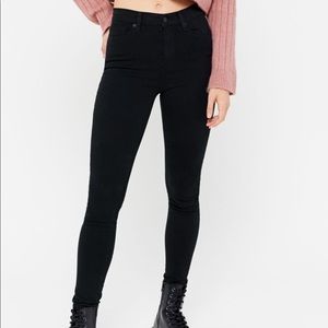 Urban Outfitters Black Highwaisted Skinny Jeans
